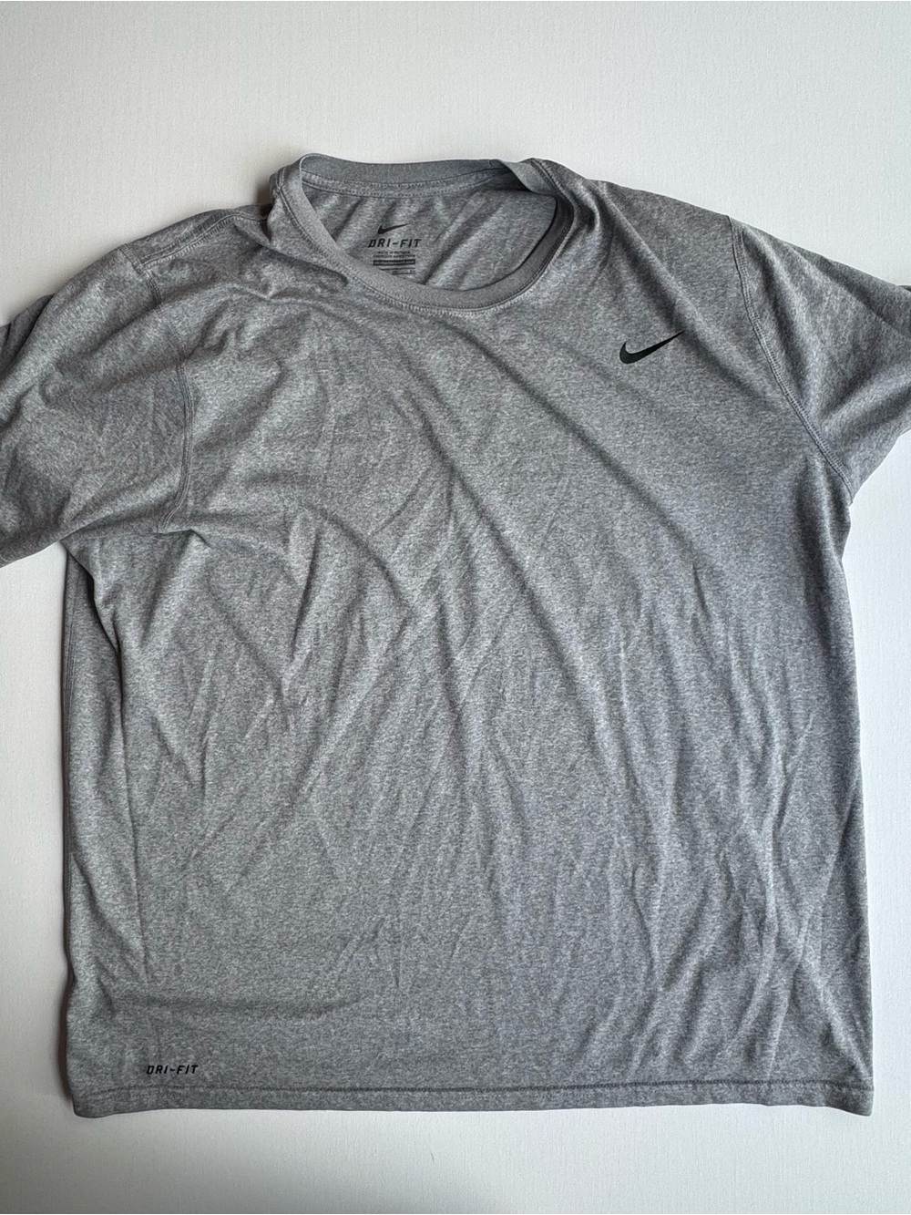 Nike Grey Dri-FIT Short Sleeve Athletic Tee